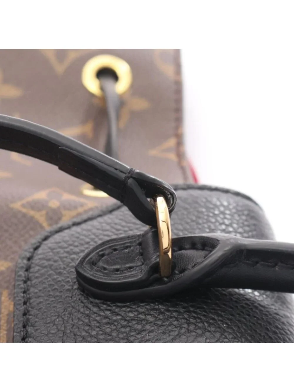 Louis Vuitton Backpack Montsouris NM PM Monogram Noir Canvas Leather